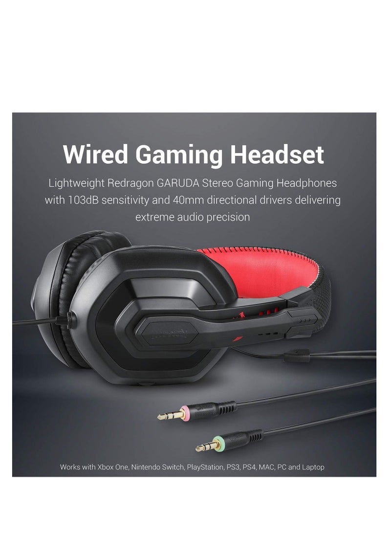 REDRAGON - Redragon S101 Wired RGB Backlit Gaming Keyboard and Mouse, Gaming Mouse Pad, Gaming Headset Combo All in 1 PC Gamer Bundle for Windows PC – (Black) - Image 1