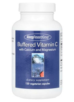 Allergy Research Group Buffered Vitamin C with Calcium and Magnesium 120 Vegetarian Capsules 