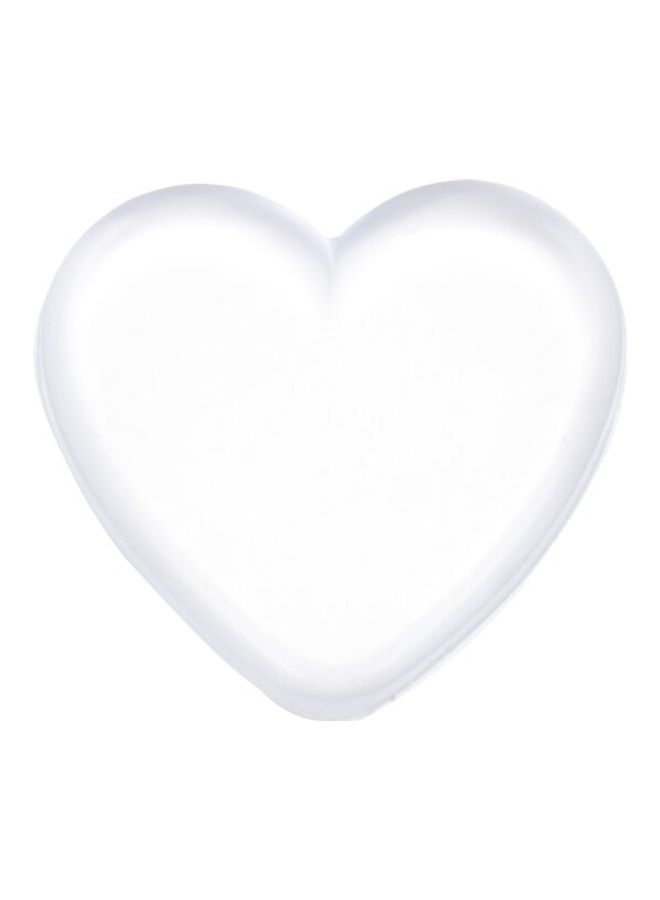 NIBEMINENT Heart Shape Safety Shock Absorber Door Stopper Clear