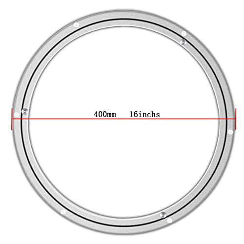 TSGANGY Lazy Susan Hardware Metal Rotating Turntable Bearings Swivel Plate Hardware for Dining-Table and Workbench (16 Inchs) … - Image 2