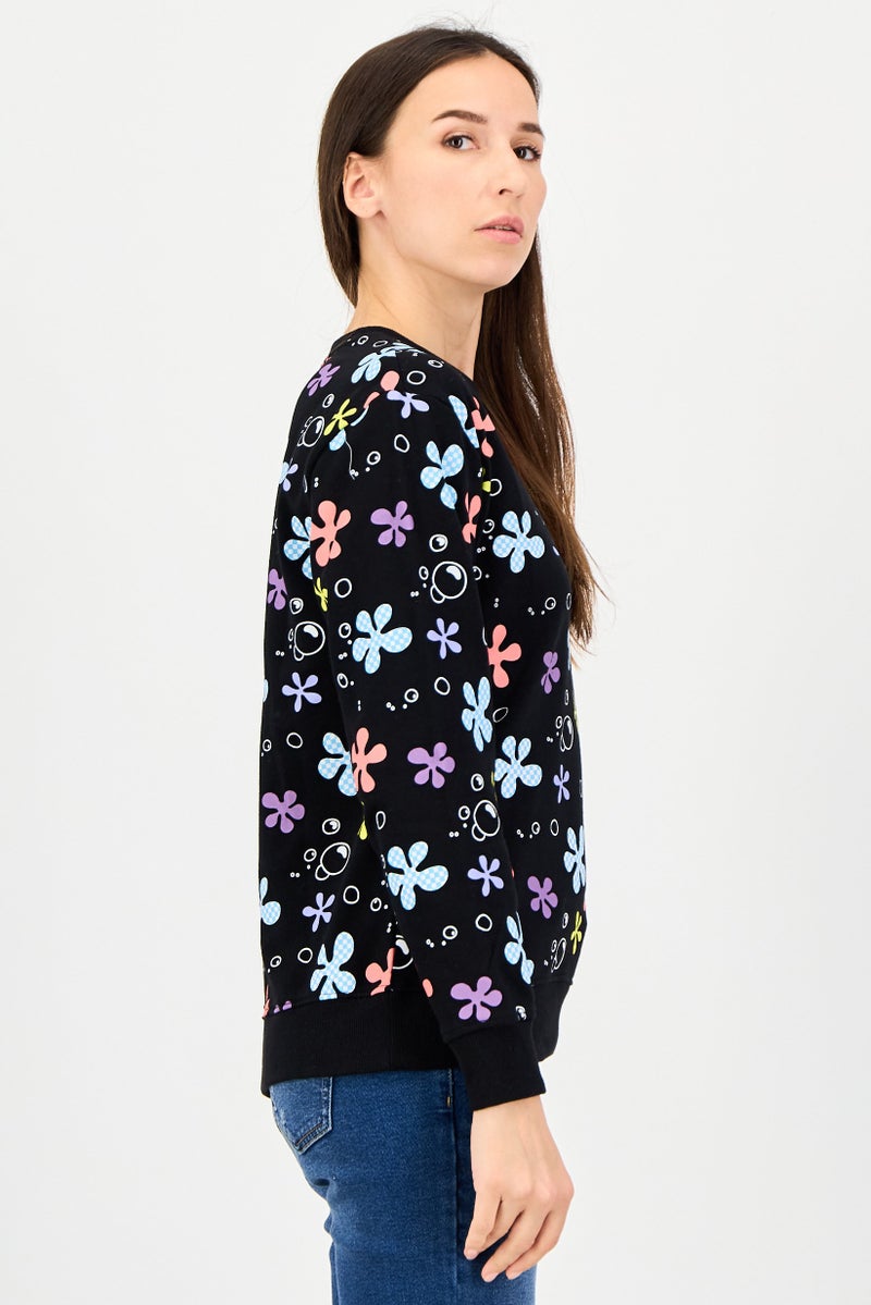 VANS Women Sportswear Fit Long Sleeve Outdoor Sweatshirt, Multicolor - Image 2