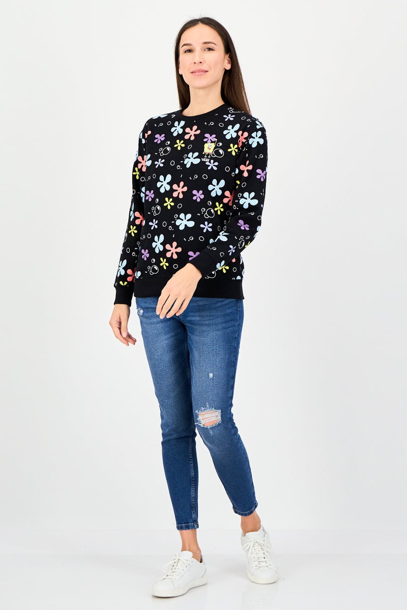 VANS Women Sportswear Fit Long Sleeve Outdoor Sweatshirt, Multicolor - Image 4