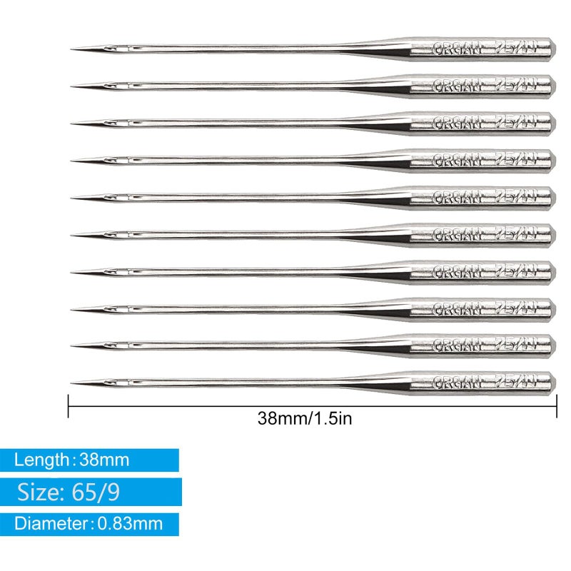 APACALI 50Pcs Embroidery Sewing Needles For Brother Machine Needles Size 65/9 130/705H Hax1 Sewing Needles Machine For Brother Sewing Machine - Image 2