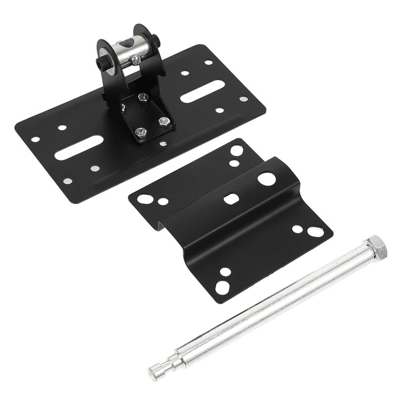 Wall Mounted Speaker Rack Adjustable Sturdy Cable Management Black - Image 2
