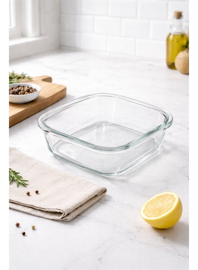 NKX Set of 2 Glass Food Storage Containers with Airtight Lids and Silicone Protection, Leakproof Food Organizer, Freezer, Dishwasher, Microwave Safe Kitchen Organizer for Food - Image 3