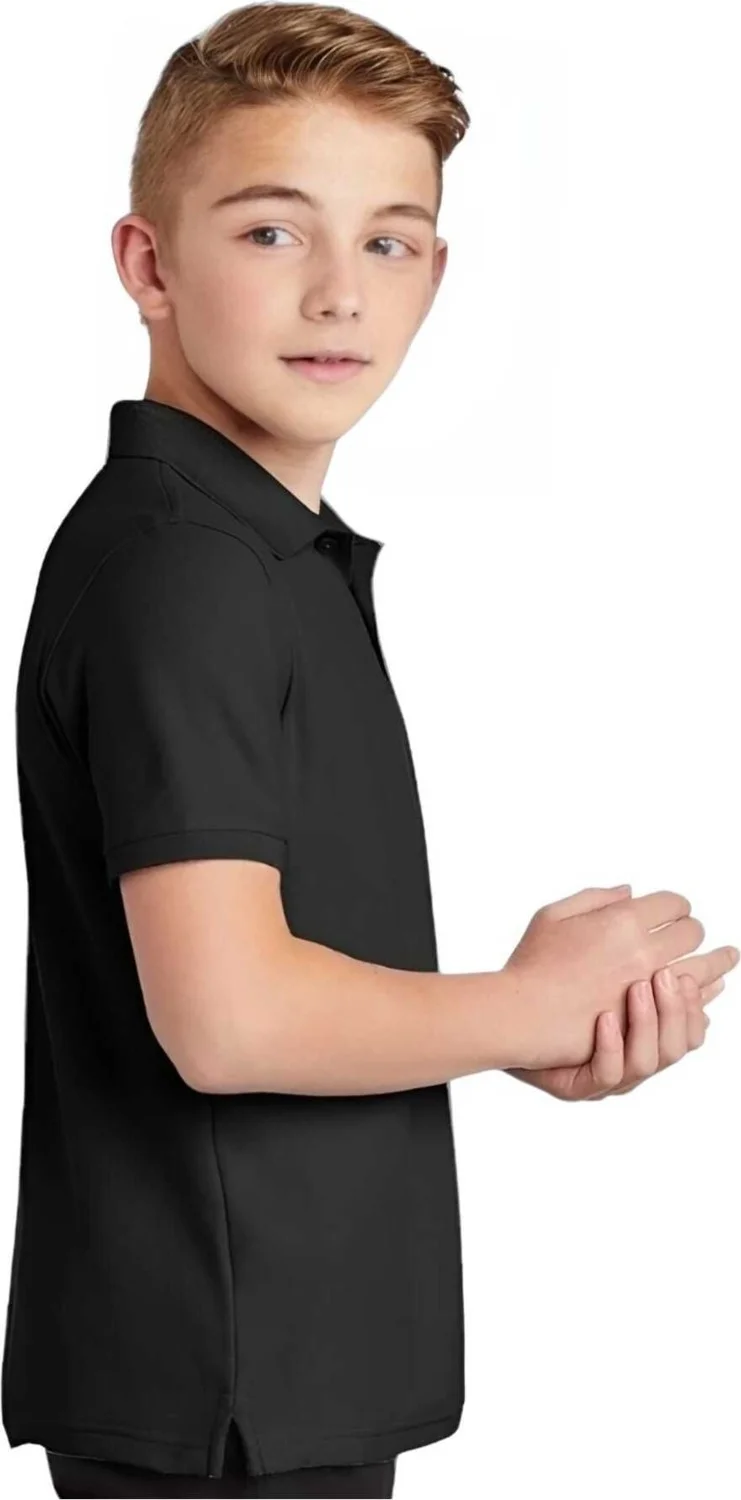 Tezzgelsin 3-Piece Boys Cotton Polo Collar T-Shirt Daily and School Uniform School T-Shirt