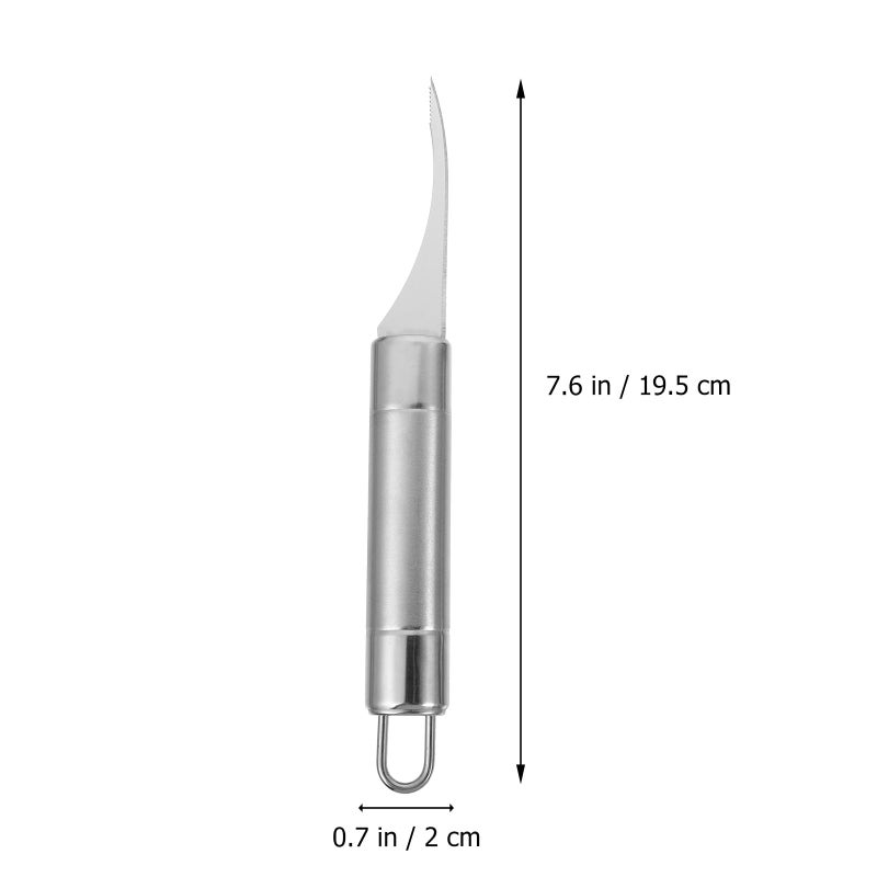 Stainless Steel Shrimp Deveiner and Peeler Tool 2 Piece Kitchen Gadget for Seafood Cleaning - Image 3