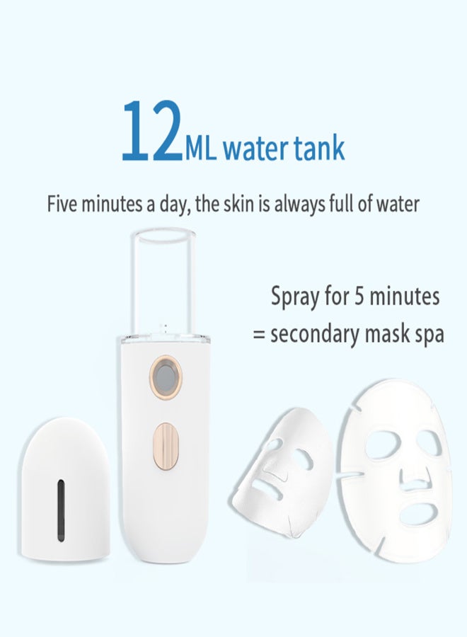 Facial Steamer for Face  Cool Facial Mister Steamer Handy Mist Sprayer Moisturizing & Hydrating for Skin Care Deep Cleaning Makeup Eyelash Extensions - Image 4