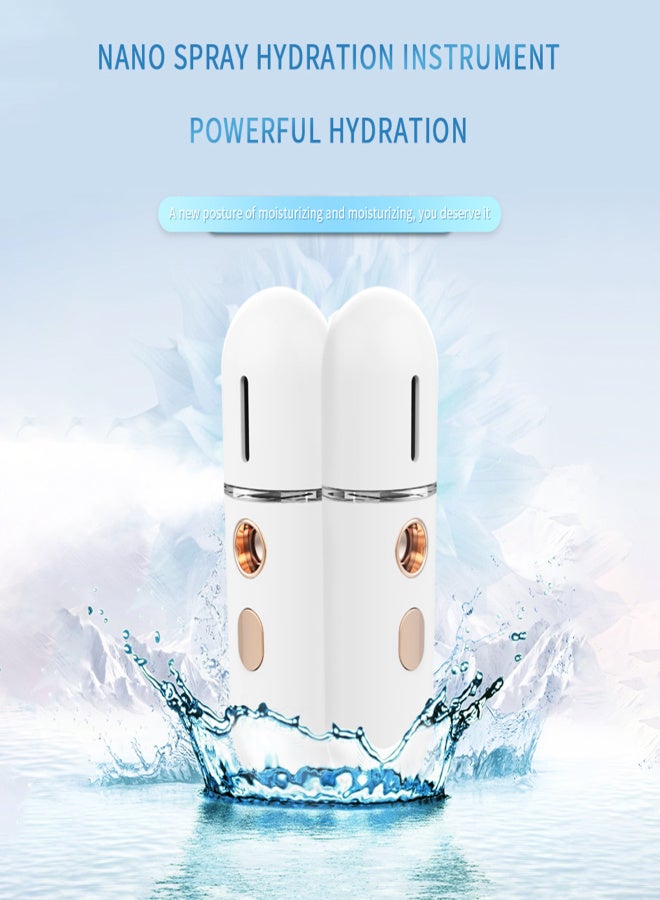 Facial Steamer for Face  Cool Facial Mister Steamer Handy Mist Sprayer Moisturizing & Hydrating for Skin Care Deep Cleaning Makeup Eyelash Extensions - Image 2
