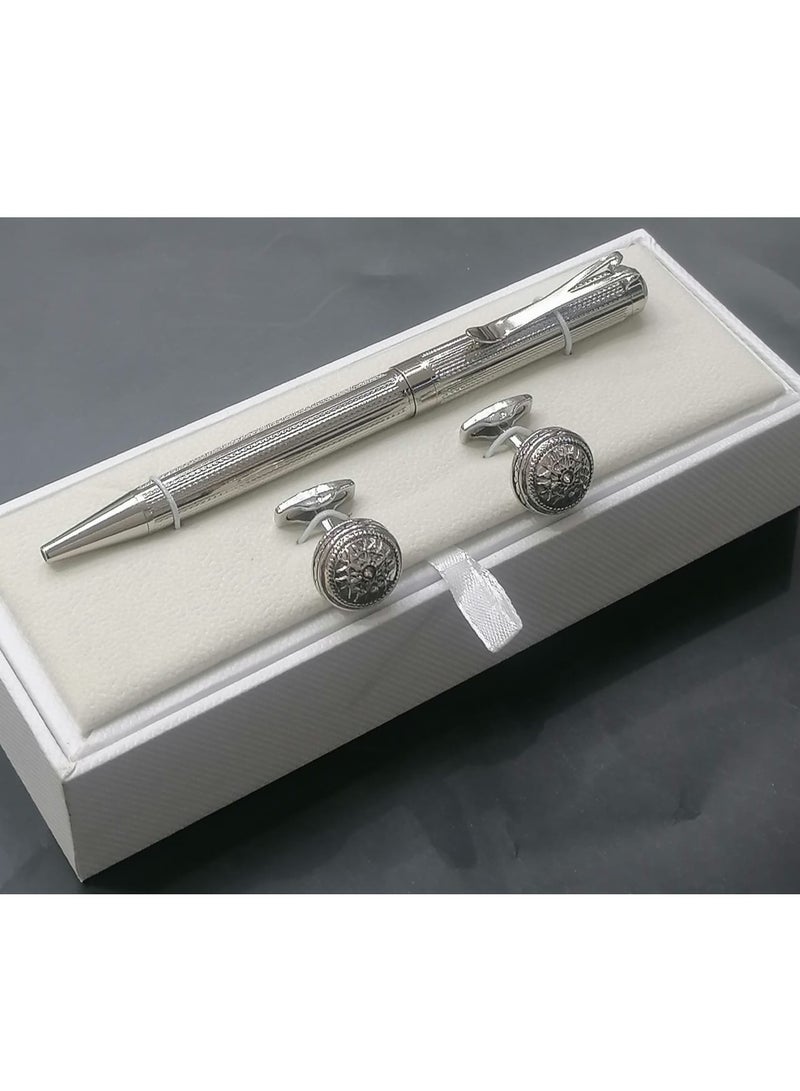 طقم قلم وكبك درجة اولى رجالي