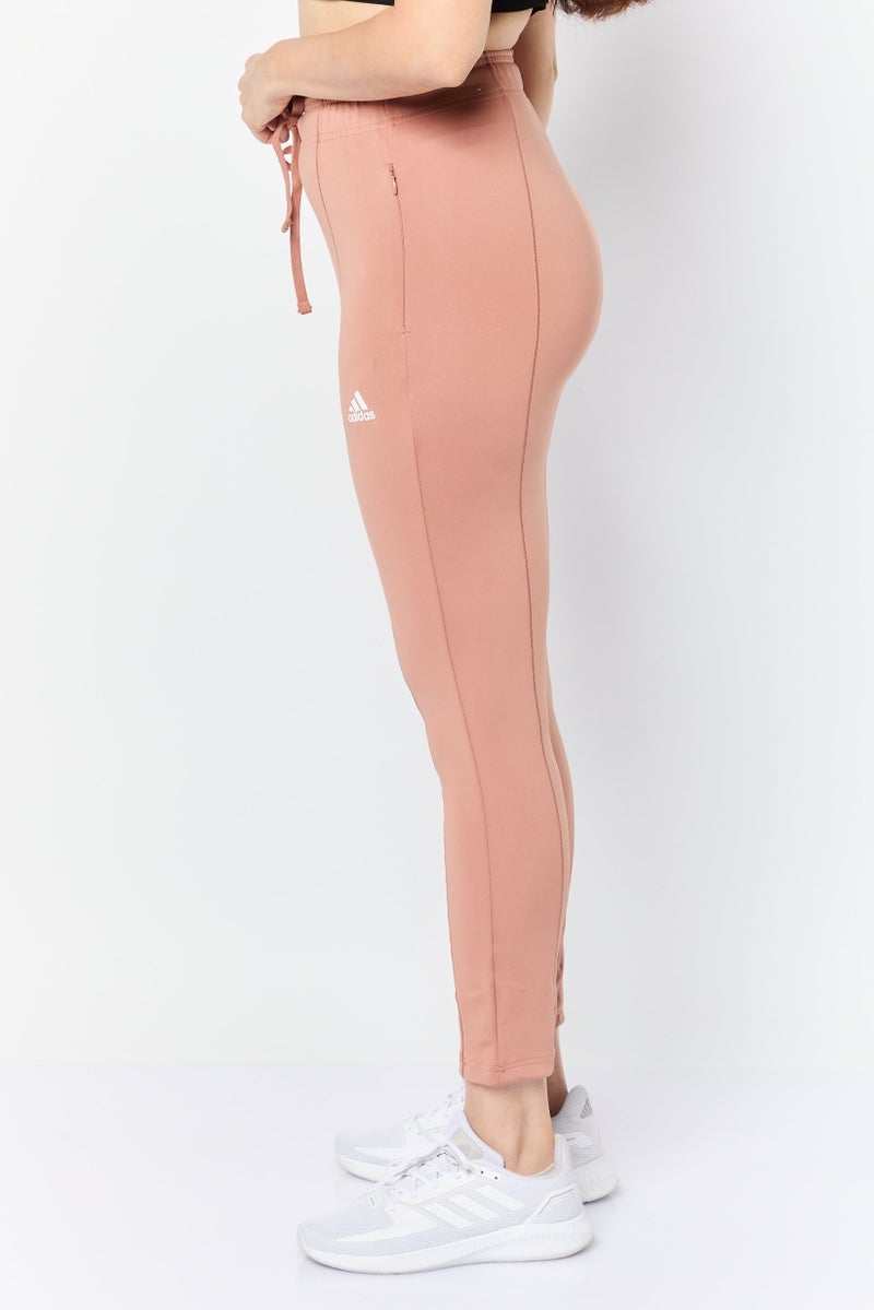 Adidas Women Slim Fit Outdoor Sweatpants, Light Brown  - Image 2