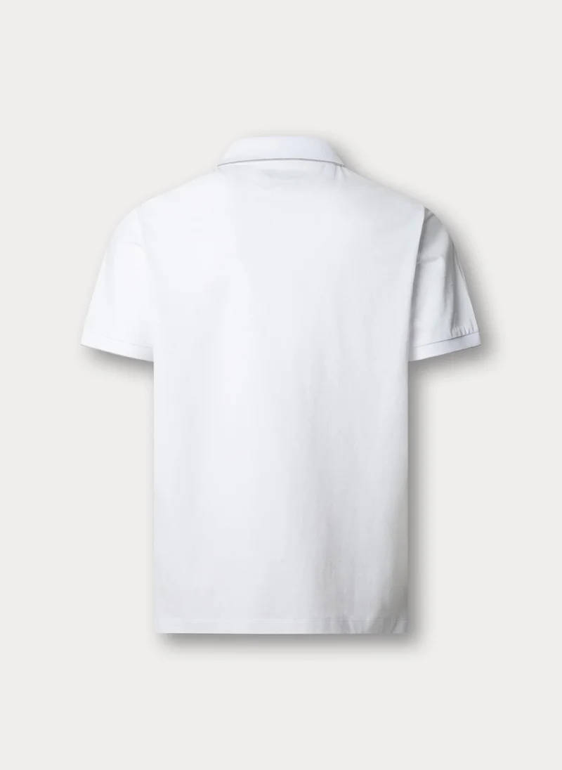 Hackett Classic Fit Short Sleeve Tipped Jersey Polo