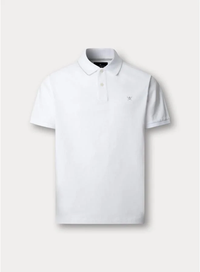Hackett Classic Fit Short Sleeve Tipped Jersey Polo