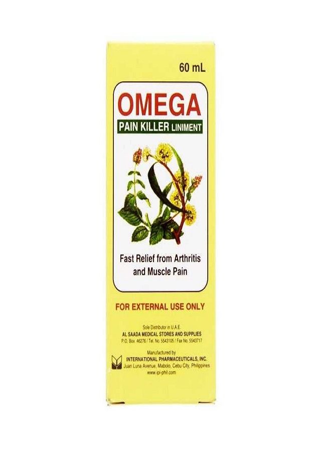 Omega Pain Killer Liniment 60ml - Image 1