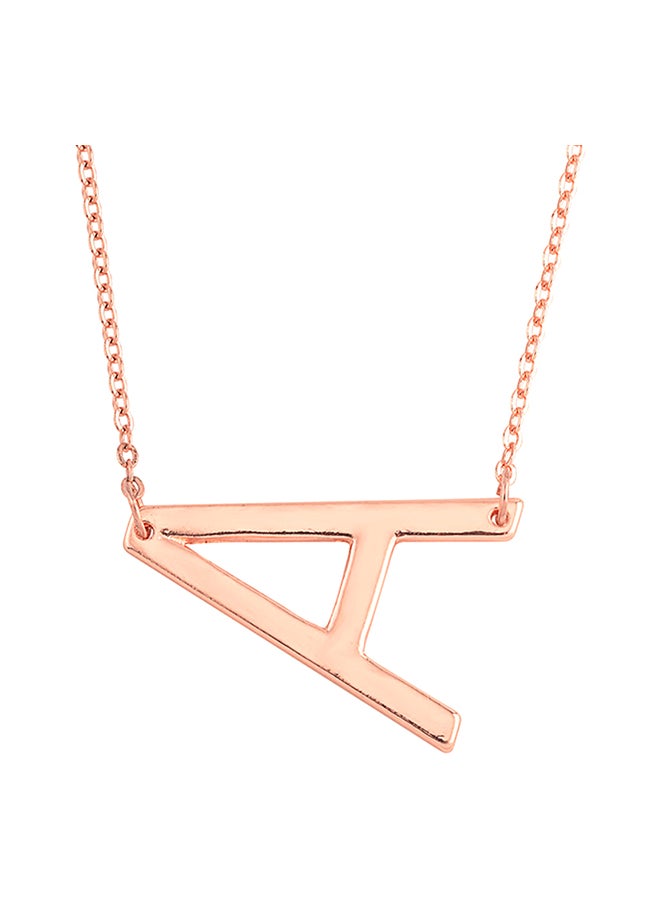Generic - Initial A Letter Design Pendant Chain Necklace - Image 1