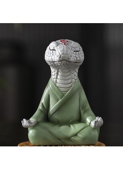Generic Mini Zen White Fox Succulent Pot Decor White python 