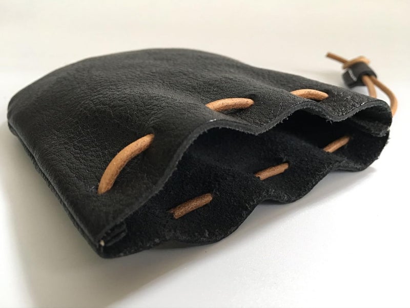 Analys CC Fantastic Workmanship Genuine Leather Drawstring Coin Purse - Image 3