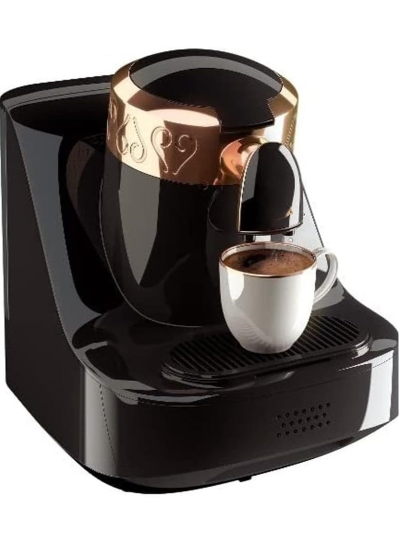 Turkish Coffee Machine 1Liter Black/Gold.  - Image 1