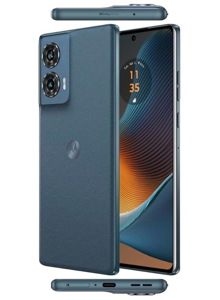 موتورولا إيدج 50 فيوجن 5G ثنائي الشريحة 8 جيجابايت رام 256 جيجابايت روم أزرق غابة - النسخة الدولية - Image 4