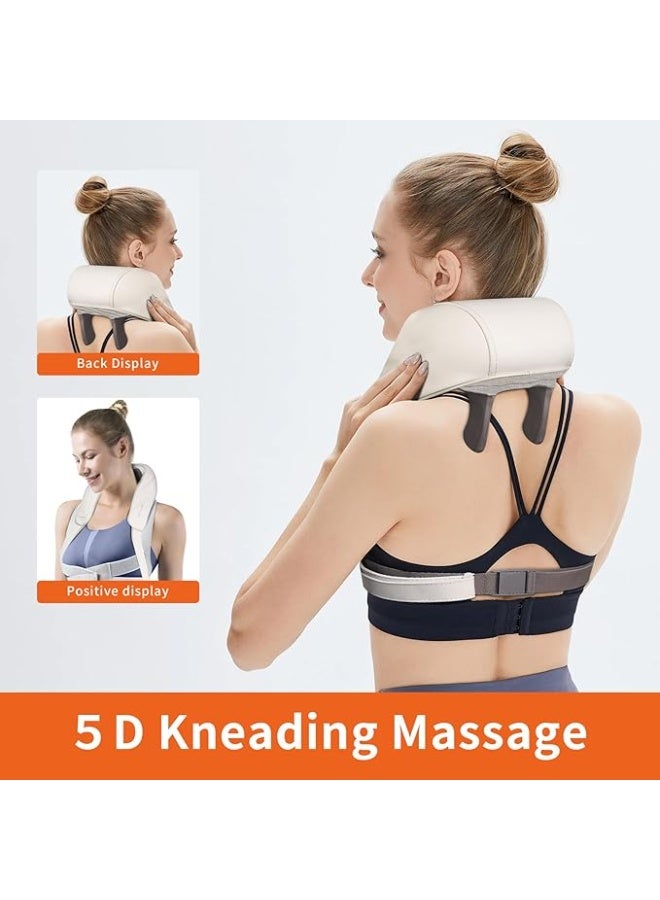Neck and Shoulder Massager with Heat – Electric 5D Shiatsu Kneading Pillow for Relaxation, Back and Shoulder Comfort at Home - Image 5