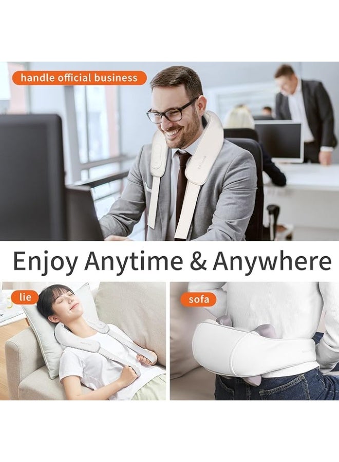 Neck and Shoulder Massager with Heat – Electric 5D Shiatsu Kneading Pillow for Relaxation, Back and Shoulder Comfort at Home - Image 3