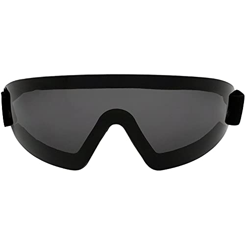 Birdz نظارات Birdz Eyewear Wing للقفز بالمظلات بإطار أسود وعدسات مدخنة تصميم رائع للرؤية المحيطية. حشوة مريحة من الفوم النيوبرين، حزام رأس قابل للتعديل - Image 2