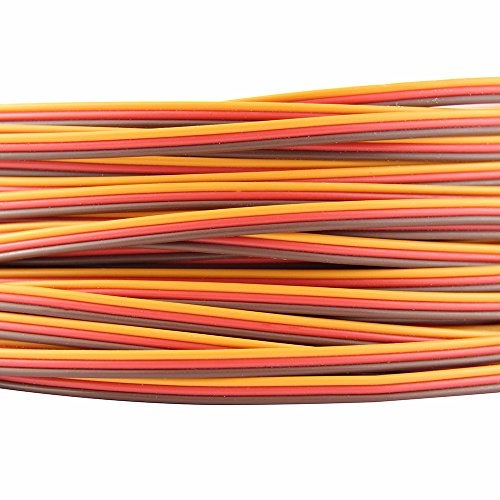 OliYin 50 feet Servo JR Color Extension Cable 3p Line Futaba JR Aircraft Model Wire 30 cores 0.08mm 1.2mm - Image 5