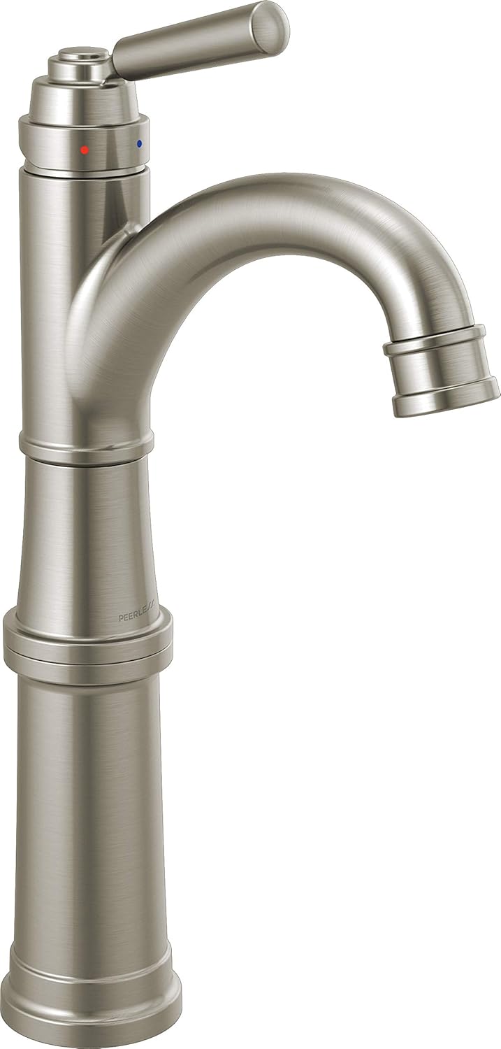 Peerless P1723LFBN Westchester Vessel Bathroom Faucet Single Handle Brushed Nickel