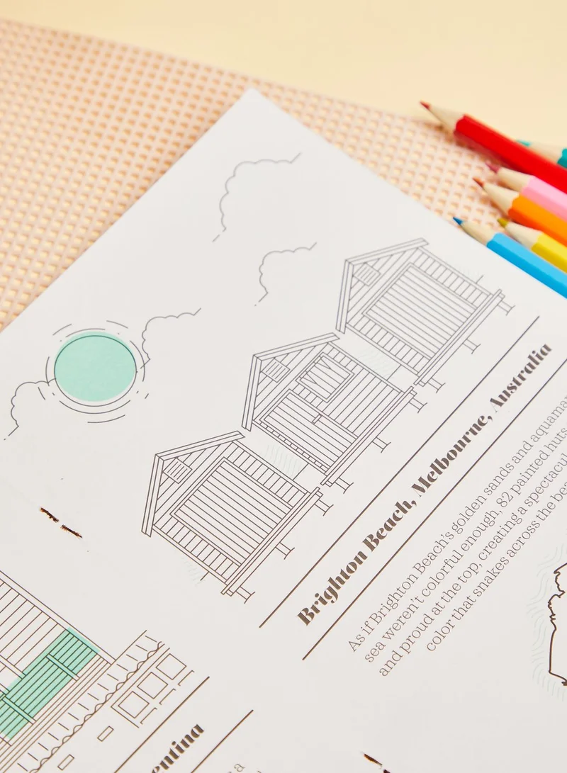 Luckies Colorlogue Coloring Fun For Travellers