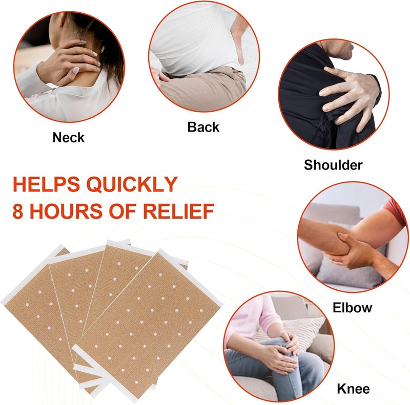 ifory 80pcs Chinese Tiger Patches Tiger Plaster Capsaicin Patches for Knee Back Neck Muscle Shoulders Body Herbal Plaster - Image 3