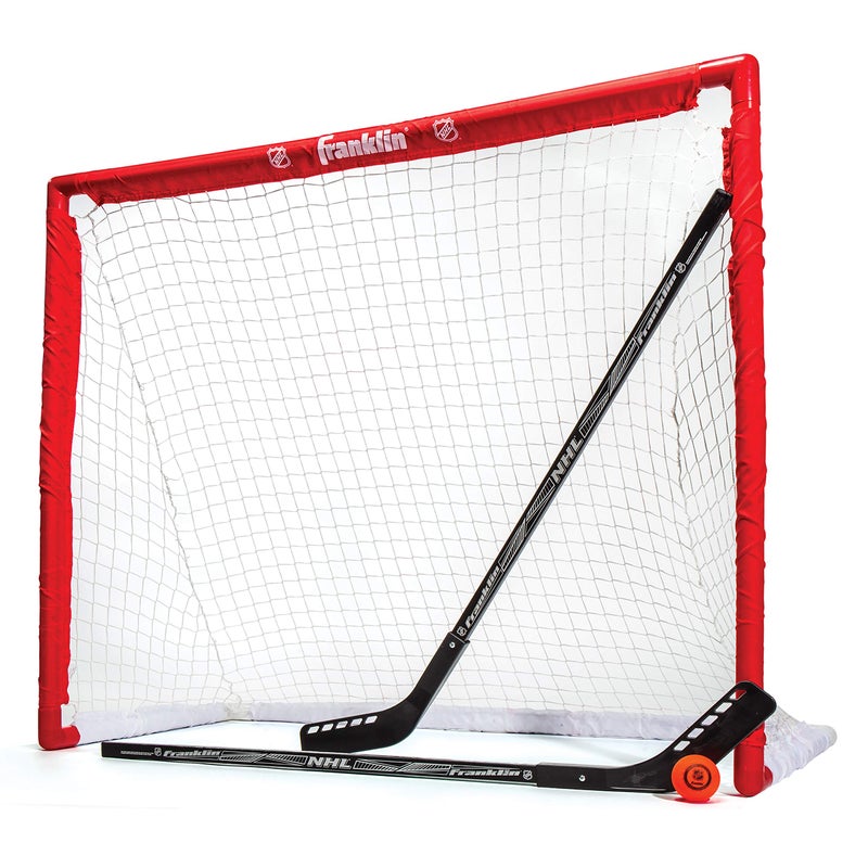 Franklin Sports Hockey Goal, Ball, and Stick Set - NHL - Image 1