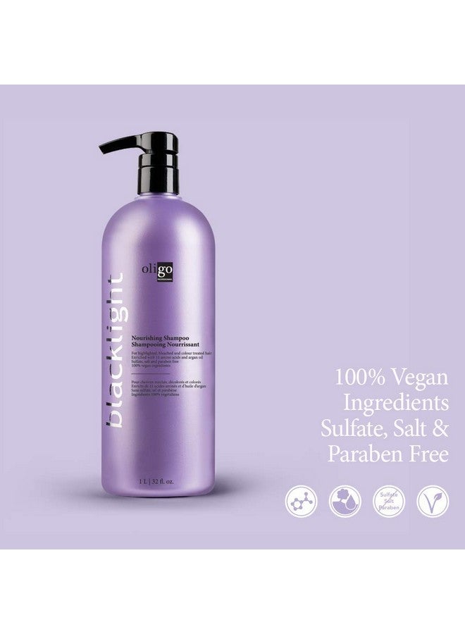 Oligo Professionnel Oligo Professional Blacklight Nourishing Shampoo ; Paraben Free ; Moisturizing Hydration ; Vegan Friendly Color Extender (32 Oz) - Image 4
