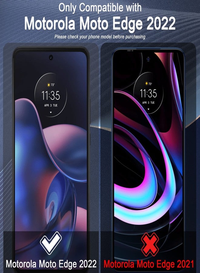 Orzero (3 Pack) Tempered Glass Screen Protector Compatible for Motorola Moto Edge 2022 6.6 inches (Not for Moto Edge 2021), High Definition 2.5D Arc Edges 9H Anti-Scratch Bubble-Free - Image 2