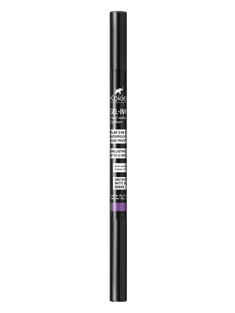 Kokie Gel Ink Dual Ended Eyeliner (Amethyst/Matte Black) - Image 4