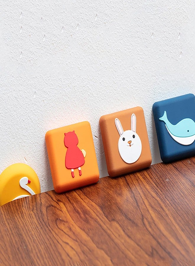 KIPSOME Door Stoppers Wall Protector Buffer Guard,Wall Door Handle Stopper Self Adhesive Silicone Anti Collision Door Bumper Shockproof Crash Pad Sticker for Door Handle Furniture (Pack of 4) - Image 4