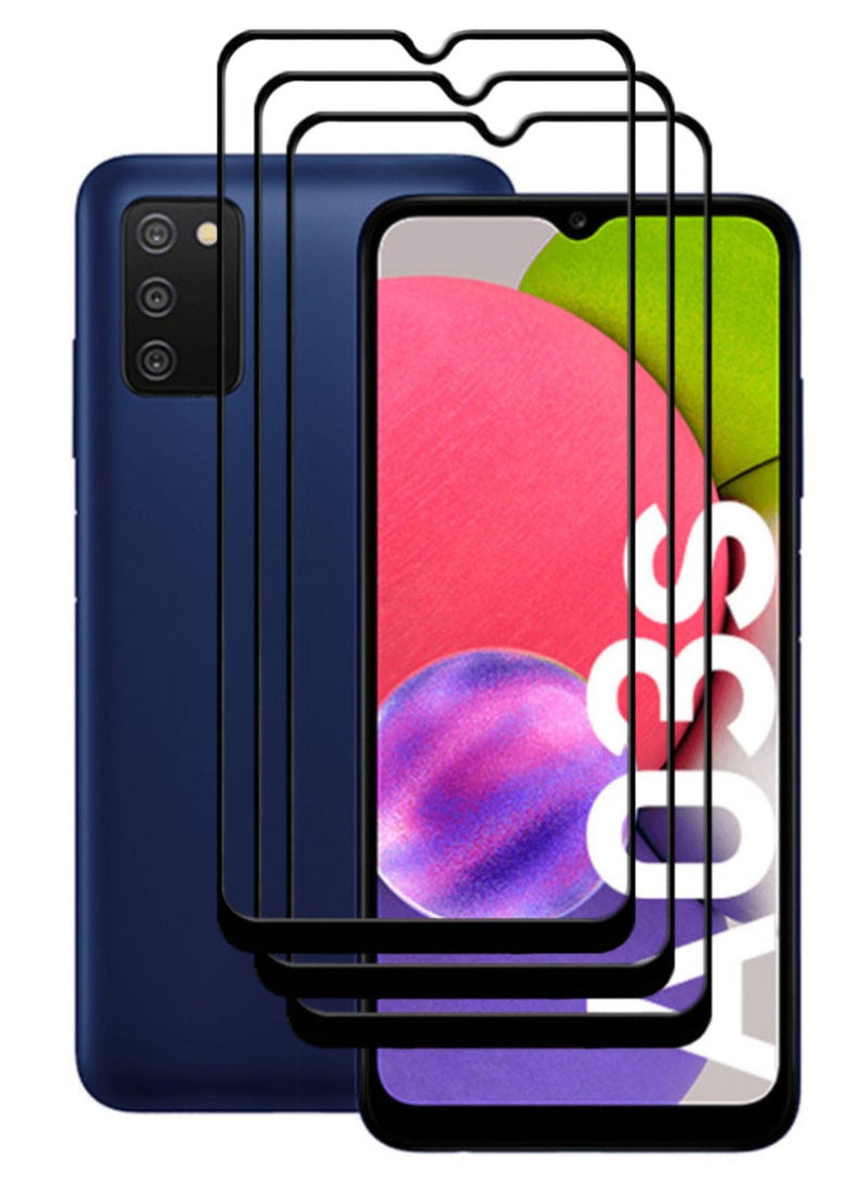 ACLIX 3 Pieces Antistatic ESD Dustproof Premium Quality High Definition Tempered Glass Screen Protector Designed For Samsung Galaxy A03s - Image 1