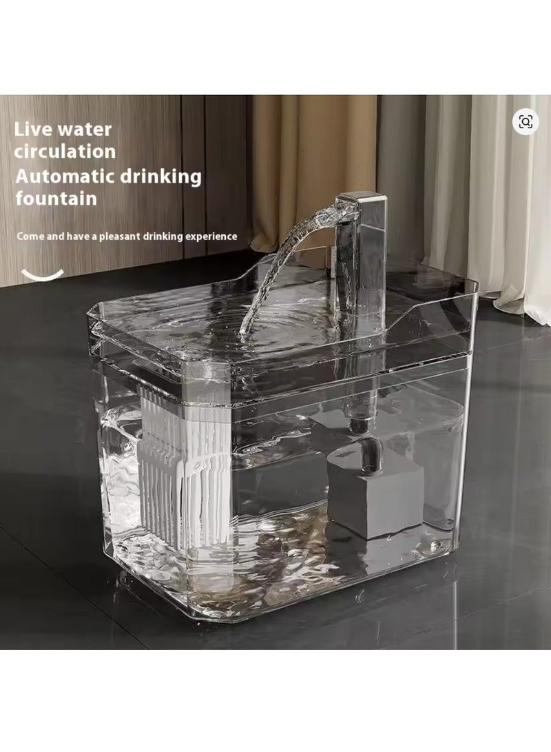 Generic 1.5L Auto Pet Water Fountain, Large Cat Water Fountain With 6 Filter Pad , Ultra Silent Water Fountain With 3 Water Flow Modes for Cats and Dogs  - Image 3