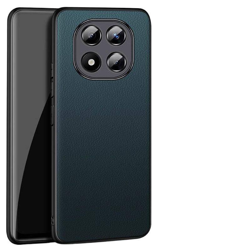 LS غطاء واقي بملمس جلد لـ Redmi Note 14 Pro مع حماية من السقوط وملمس جلد أصلي مع مقاوم للصدمات مع مقاوم للخدش باللون Mountain Green باللون الأخضر باللون الأحمر - Image 1