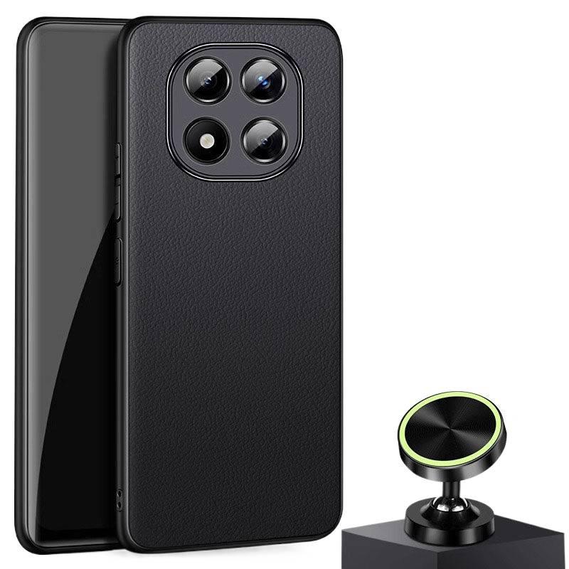 LS غطاء واقي بملمس جلد لـ Redmi Note 14 Pro مع حماية من السقوط وملمس جلد أصلي مع مقاوم للصدمات مع مقاوم للخدش باللون Mountain Green باللون الأخضر باللون الأحمر - Image 2