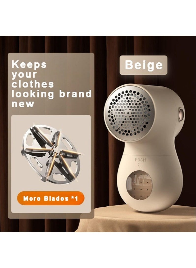 Intelligent Electric lint Trimmer, LED Digital Display Fabric Lint Remover, USB Charging, Easy Clean Clothes and Bedding