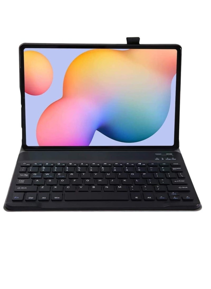 MUNTAQI Keyboard Case for Galaxy Tab S6 Lite 2020, Detachable Wireless Keyboard PU Leather Keyboard Stand Case Cover - Image 3
