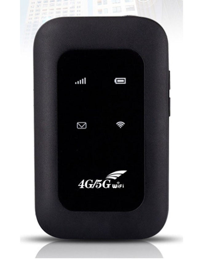 REOCLE 4G/5G Portable Wi-Fi 150Mbps Transfer Speed Supports up to 10 Devices (Black) - Image 1