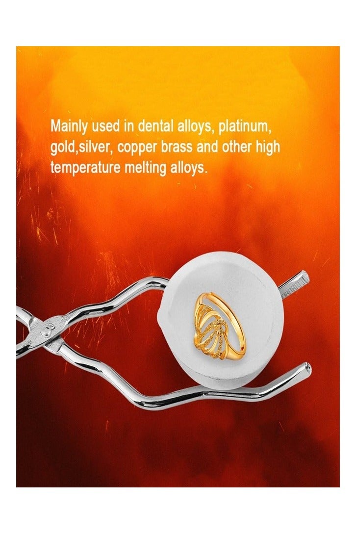 Graphite Moulds Smelting Kit High Purity Torch Melting Kit Mould Crucible Tong Bowl Combo Ingot Melting Casting Refining Set - Image 4