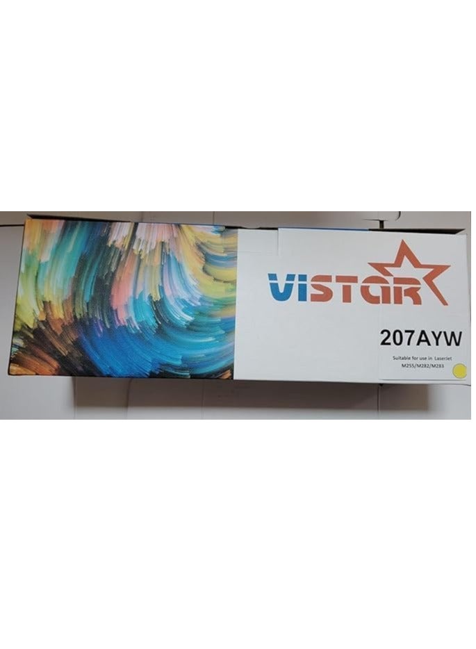 Vistara Vistar 207A لطابعات HP M255dw M283fdw M282nw، أصفر - Image 2