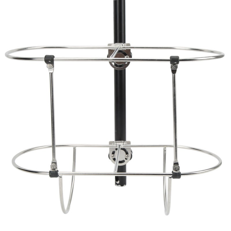 Boat Mudguard Rack 304 Stainless Steel Waterproof Rust Resistant Folding Double Holder - Deck Space Safety Rail Mounted Easy Use Yacht Equipment for Boats Yachts Marines - Image 2