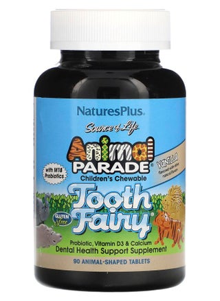 Source of Life Animal Parade Children's Chewable Tooth Fairy Probiotic Vitamin D3 & Calcium Vanilla 90 AnimalShaped Tablets - pzsku/ZBA6CE28D4F74A1B6C4D2Z/45/_/1730767371/e83626f8-437d-4694-ac8d-e3c25bac0b4f