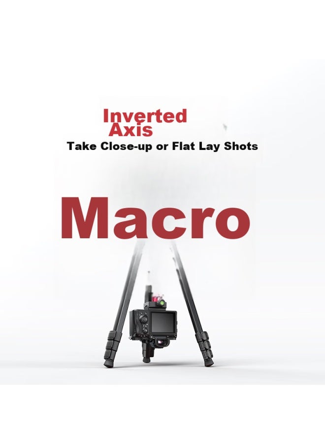 llano Llano Lightweight V Camera Tripod, Professional Dslr Mirrorless Camera Photography Tripod, Suitable For Fuji Sony Anti-shake Shooting Recording , Outdoor Alloy Fish Light Stand  - Image 5