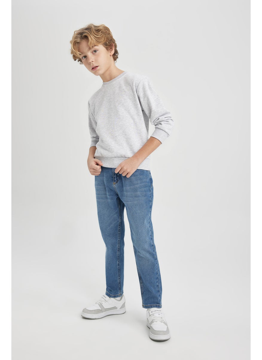 DeFacto - Boy Regular Fit Crew Neck Sweatshirt - Image 1