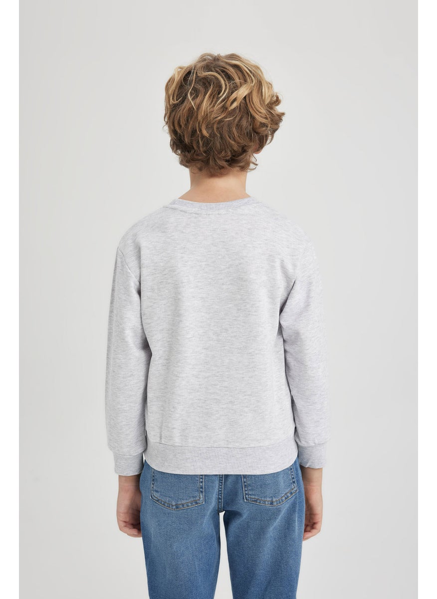 DeFacto - Boy Regular Fit Crew Neck Sweatshirt - Image 1