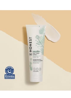 Honest The Honest Company Hydrating Face + Body Lotion | Fast Absorbing, Naturally Derived, Hypoallergenic | Fragrance Free Sensitive, 8.5 fl oz  - Image 3